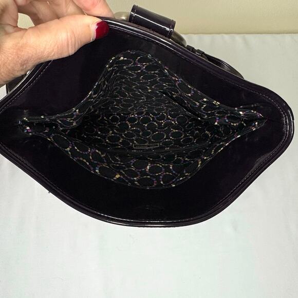 Vera Bradley Quilted Foldover Crossbody Bag & Wallet Set | Eggplant Purple - Picture 6 of 16